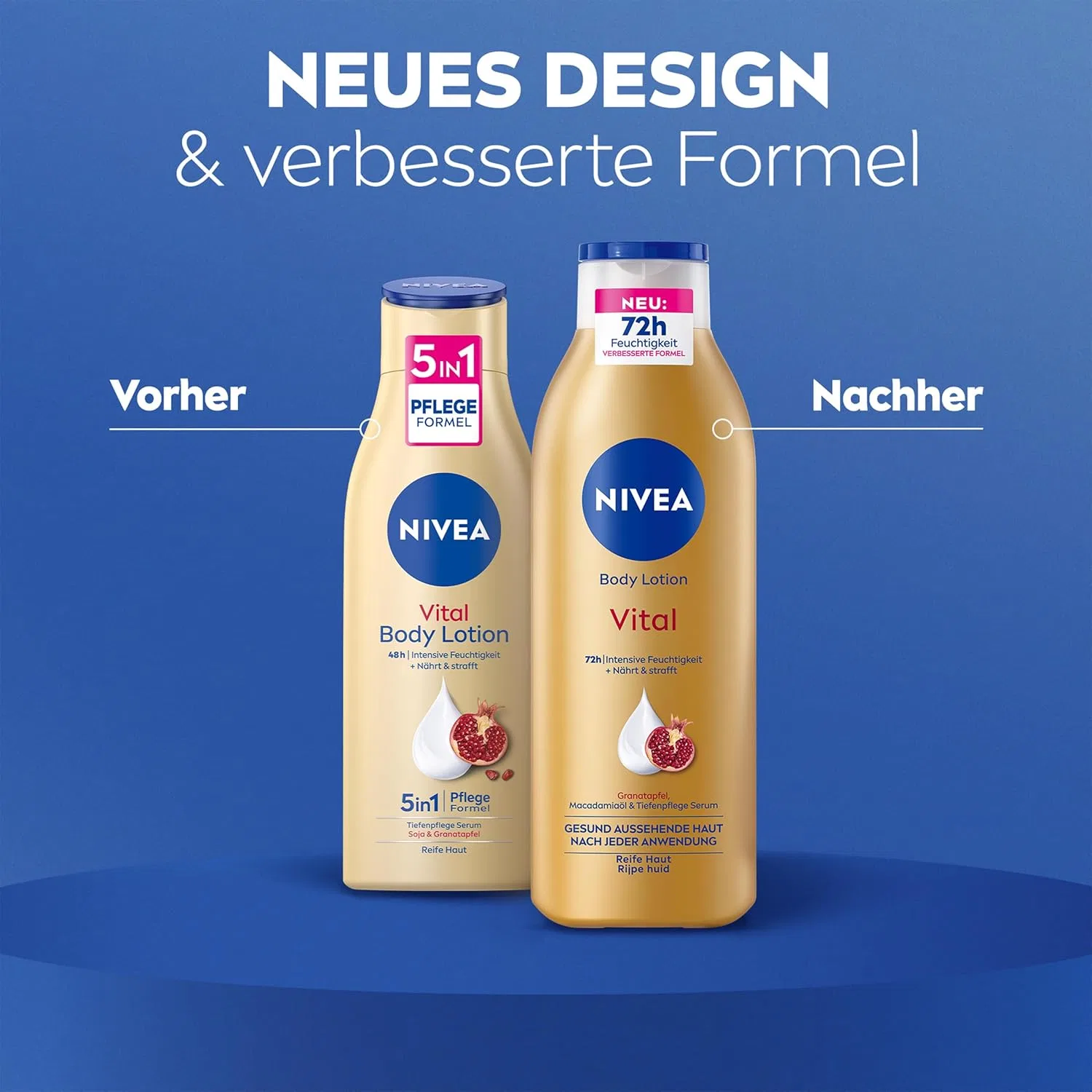 Питательный лосьон для тела «Vital» для зрелой кожи от NIVEA Nivea, White — фото 3