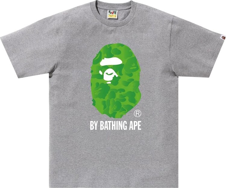 

Футболка BAPE Ink Camo Ape Head 'Grey', серый