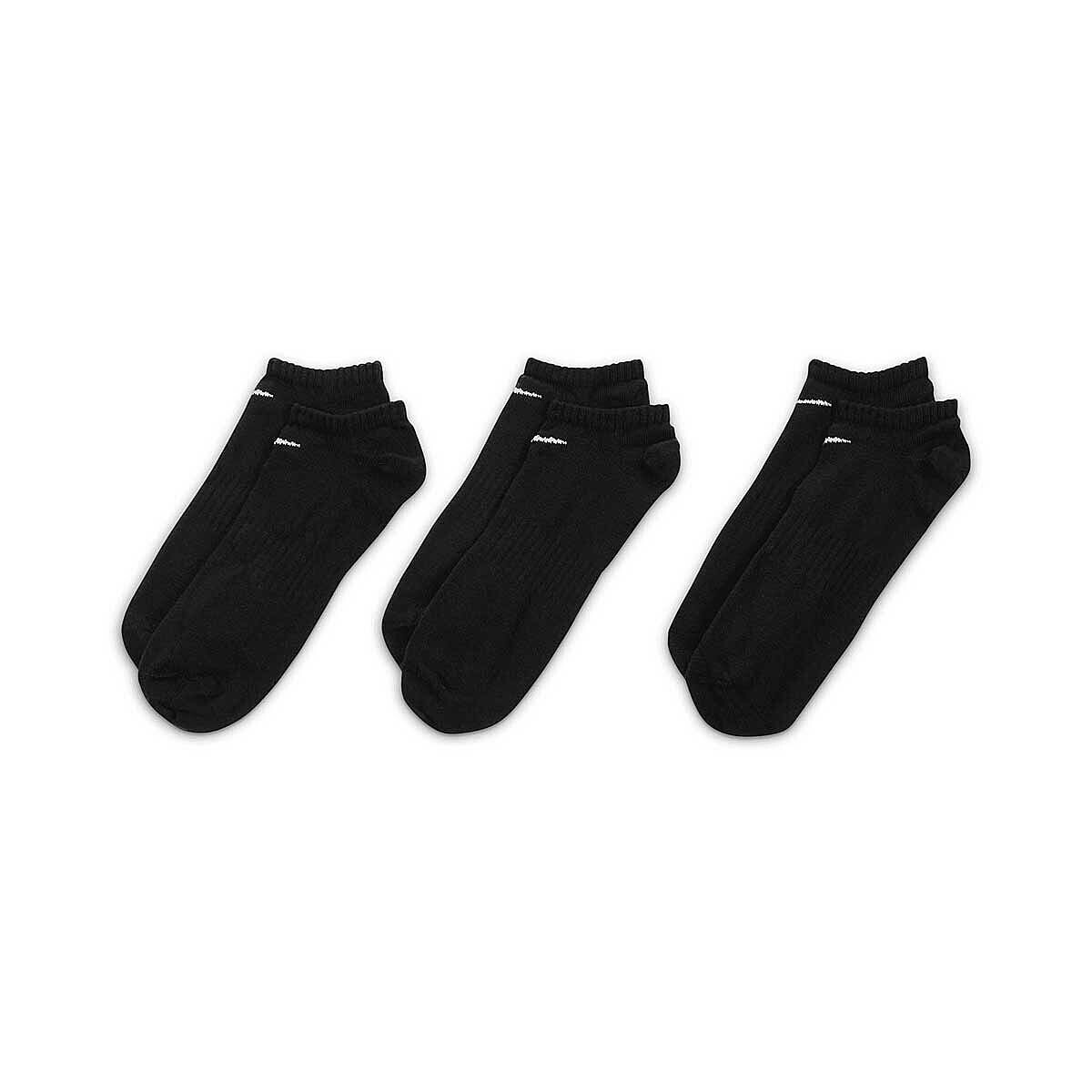 Носки Everday Lightweight No-Show Socks (3 PAIRS) Nike, цвет Schwarz/Weiß — фото 3
