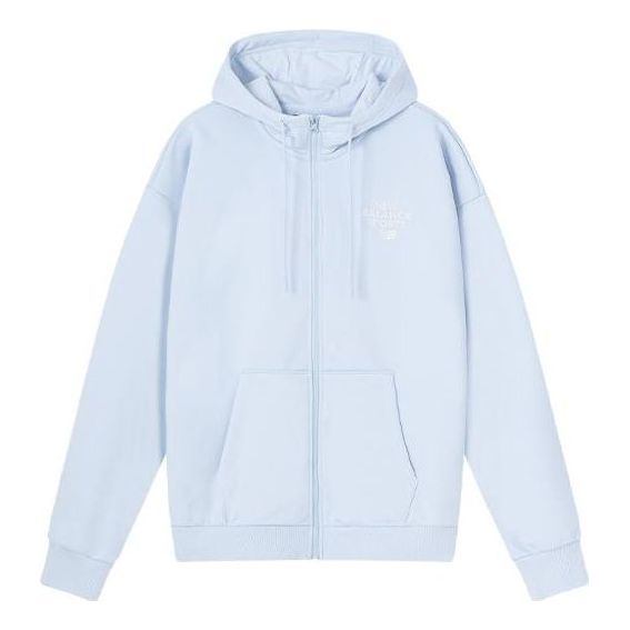 

Куртка New Balance Sportswear Hooded Jacket 'Sky Blue' 6DD12033-LBL, синий