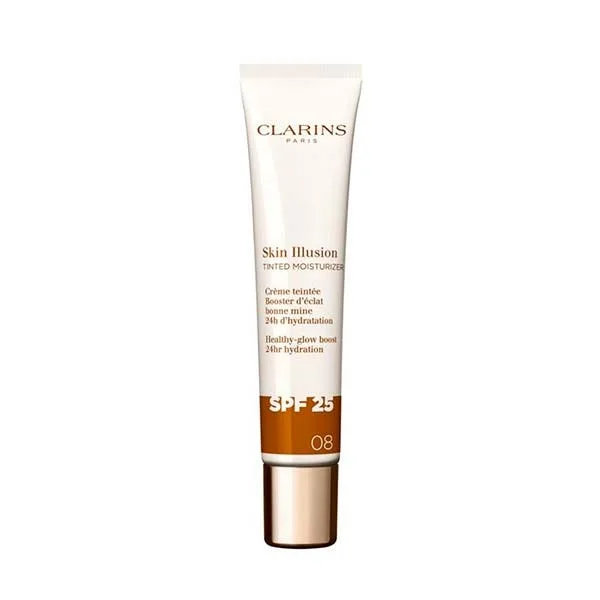 Тональная основа CLARINS Skin Illusion Tinted Moisturizer Spf25, 8