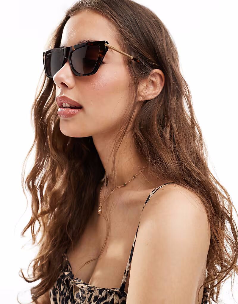 

Коричневые солнцезащитные очки AllSaints Minka