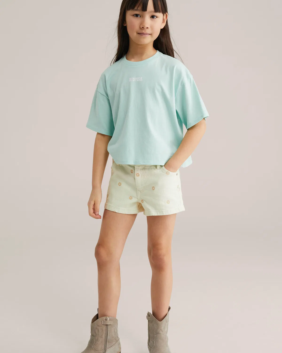Обычные джинсы We Fashion, Pastel Green — фото 4