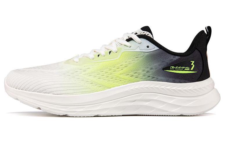 

Дышащие легкие низкие беговые кроссовки мужские белый зеленый 361°