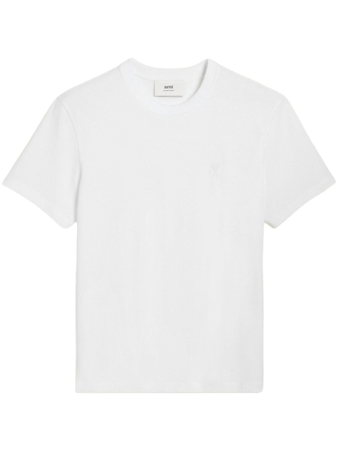 

AMI Paris футболка с монограммой Ami de Coeur, белый