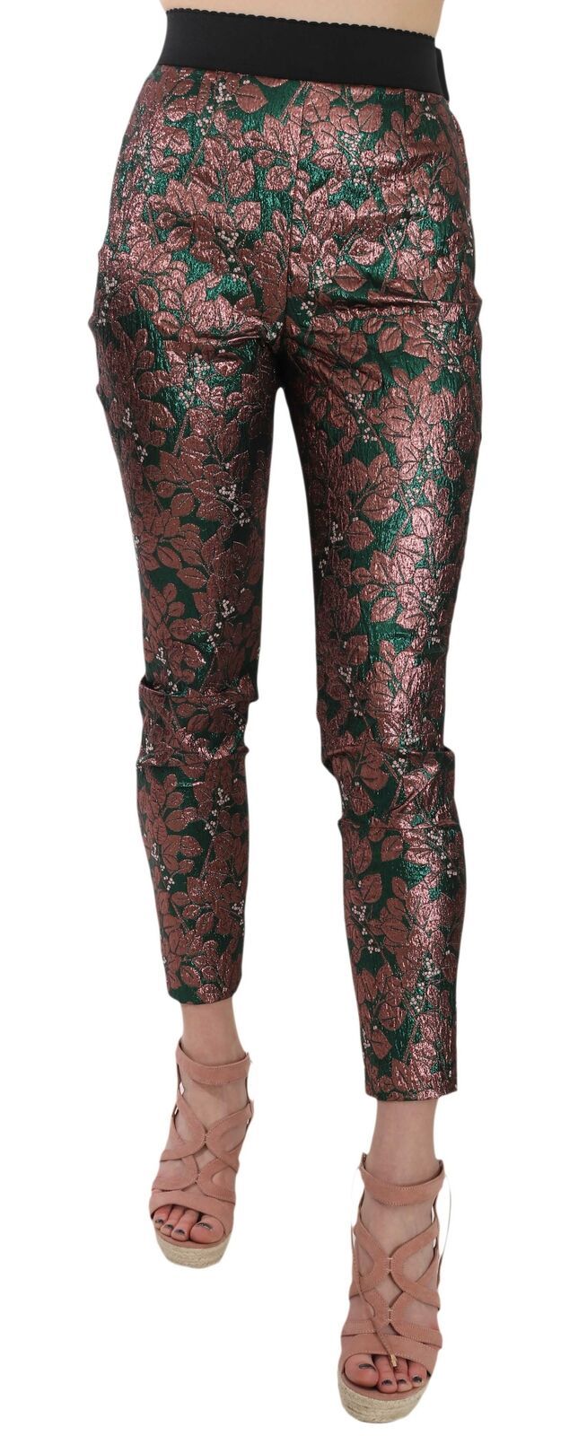 Элегантные разноцветные дизайнерские брюки Dolce & Gabbana