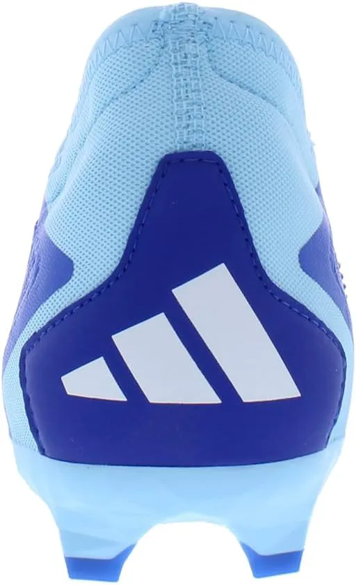Футбольные бутсы Adidas Predator 18.4 FxG для мальчиков, белый/синий — фото 3