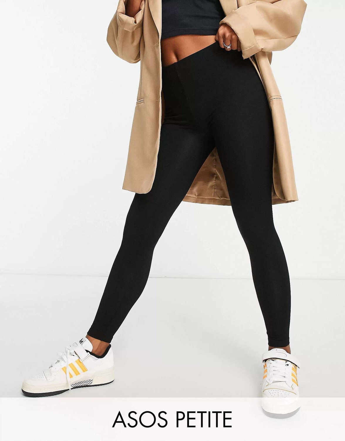 

Черные леггинсы ASOS DESIGN Petite