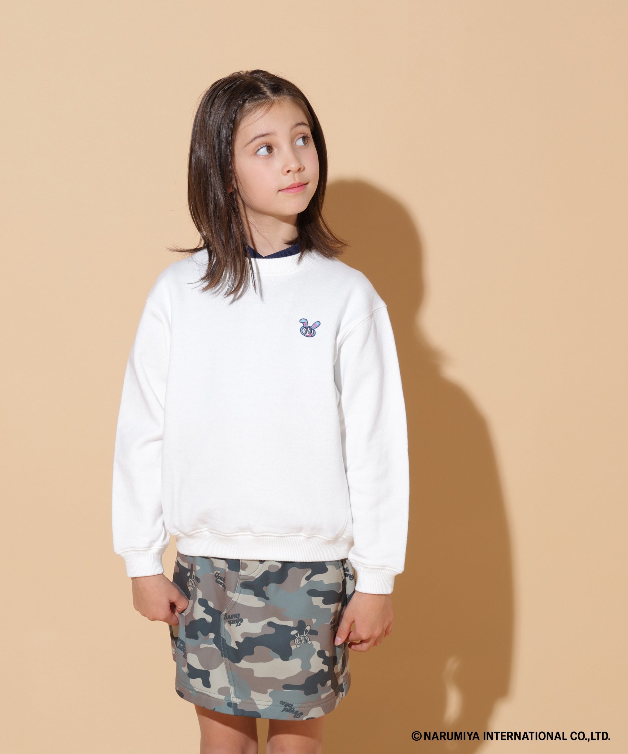 Флисовая толстовка с круглым вырезом от Angel Blue Collaboration (для подростков) Jack Bunny!!, white — фото 4