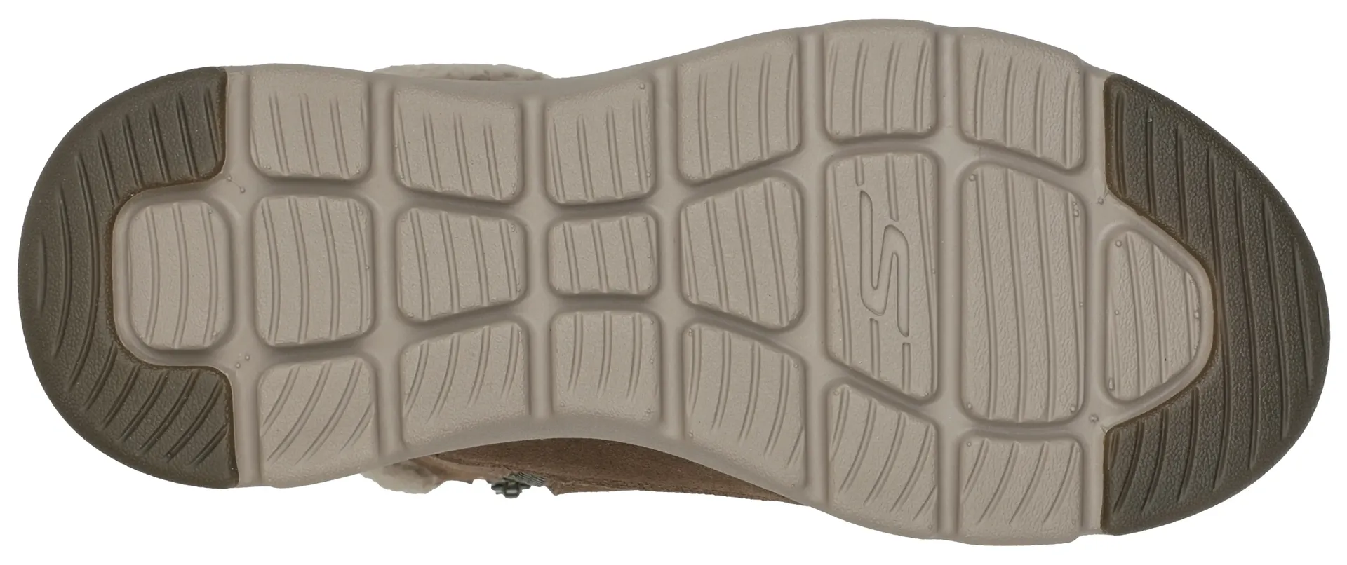 Зимние ботинки Skechers на шнуровке с мехом, коричневый — фото 2