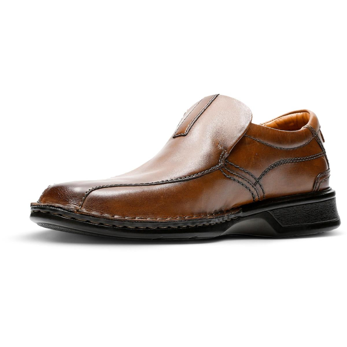 

Мужские кожаные слипоны Escalade Step Clarks, цвет Brown Leather