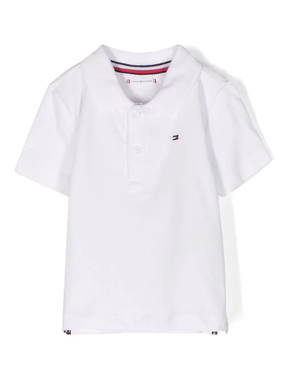 

Рубашка поло с вышитым логотипом Tommy Hilfiger Junior, белый