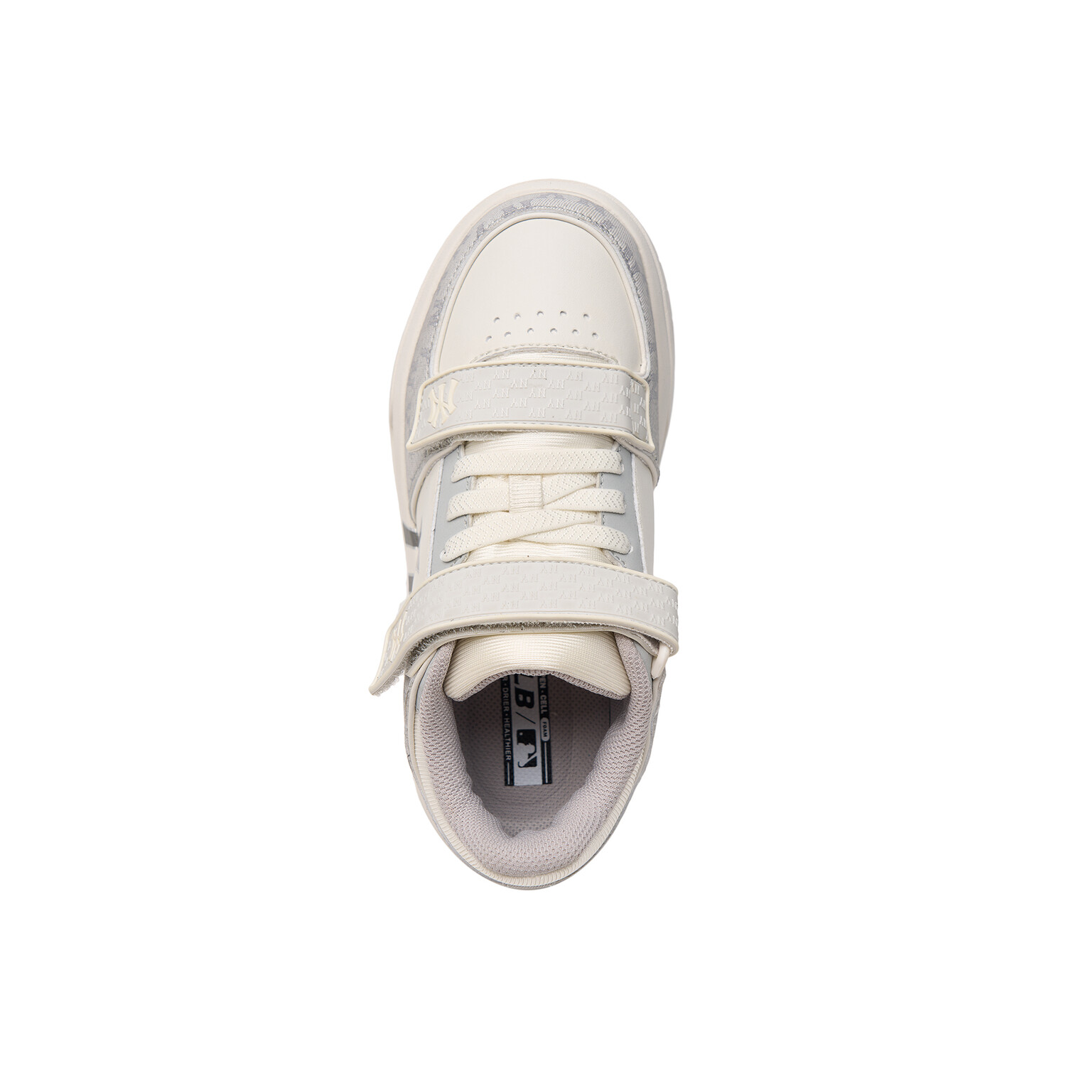 Детские кроссовки Chunky Liner Lifestyle GS Low-top серые/белые Mlb, светло-серый — фото 2
