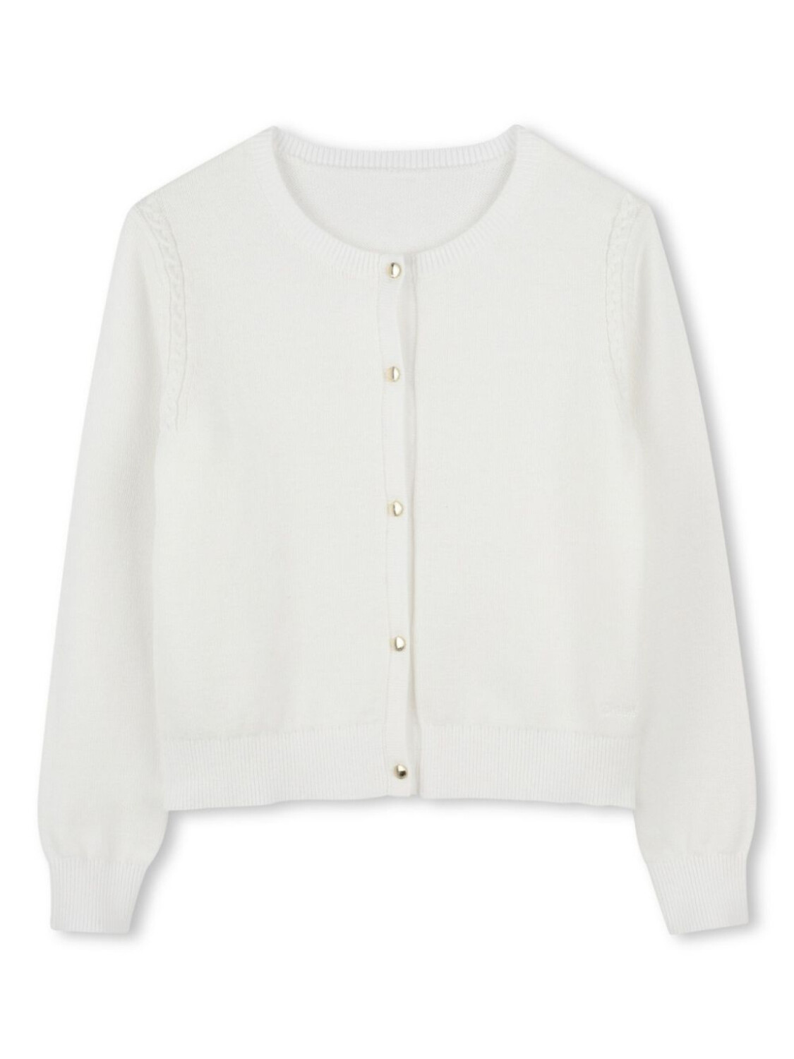

Chloé Kids кардиган из органического хлопка, белый