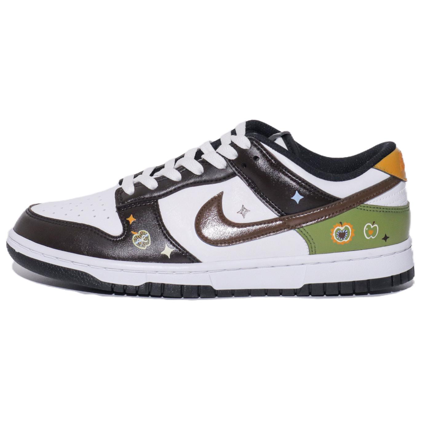 

Nike Dunk Abrasion Resistant, легкие и дышащие низкие кроссовки для скейтбординга Unisex Brown