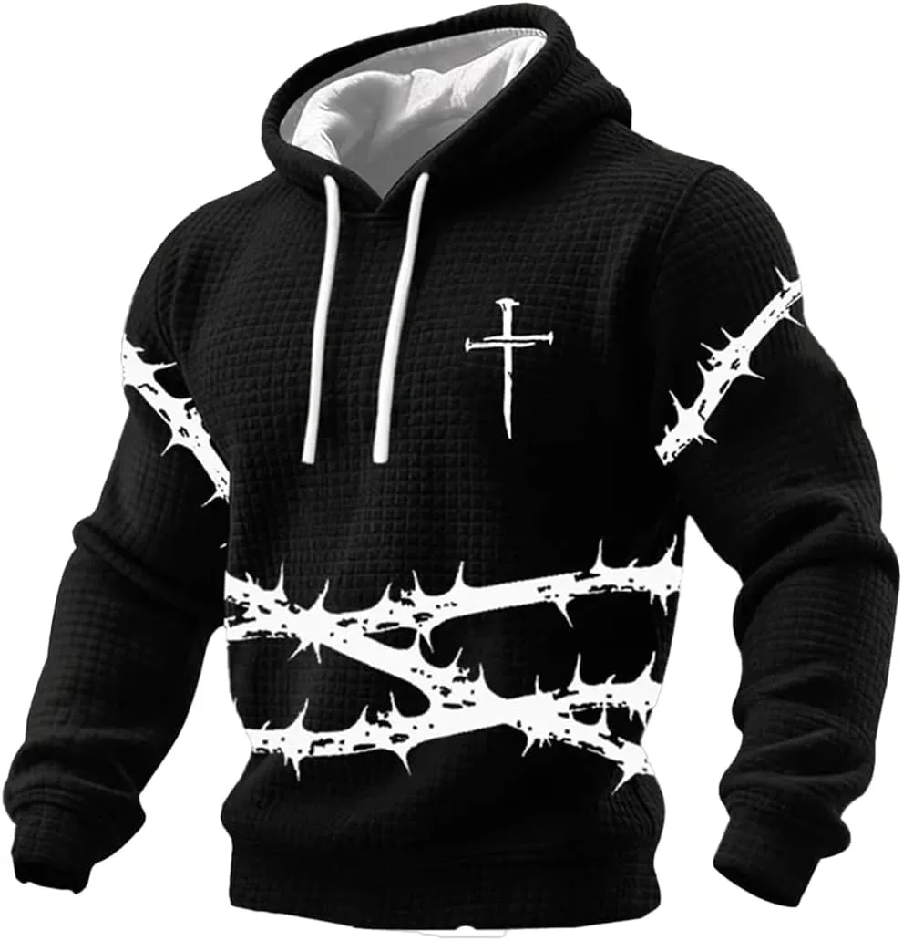 

Мужская худи с принтом Faith Cross CIVIZILUX