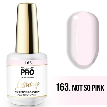 

Mol Luxury 163 Not So Pink - полуперманентный лак для ногтей Mollon Pro
