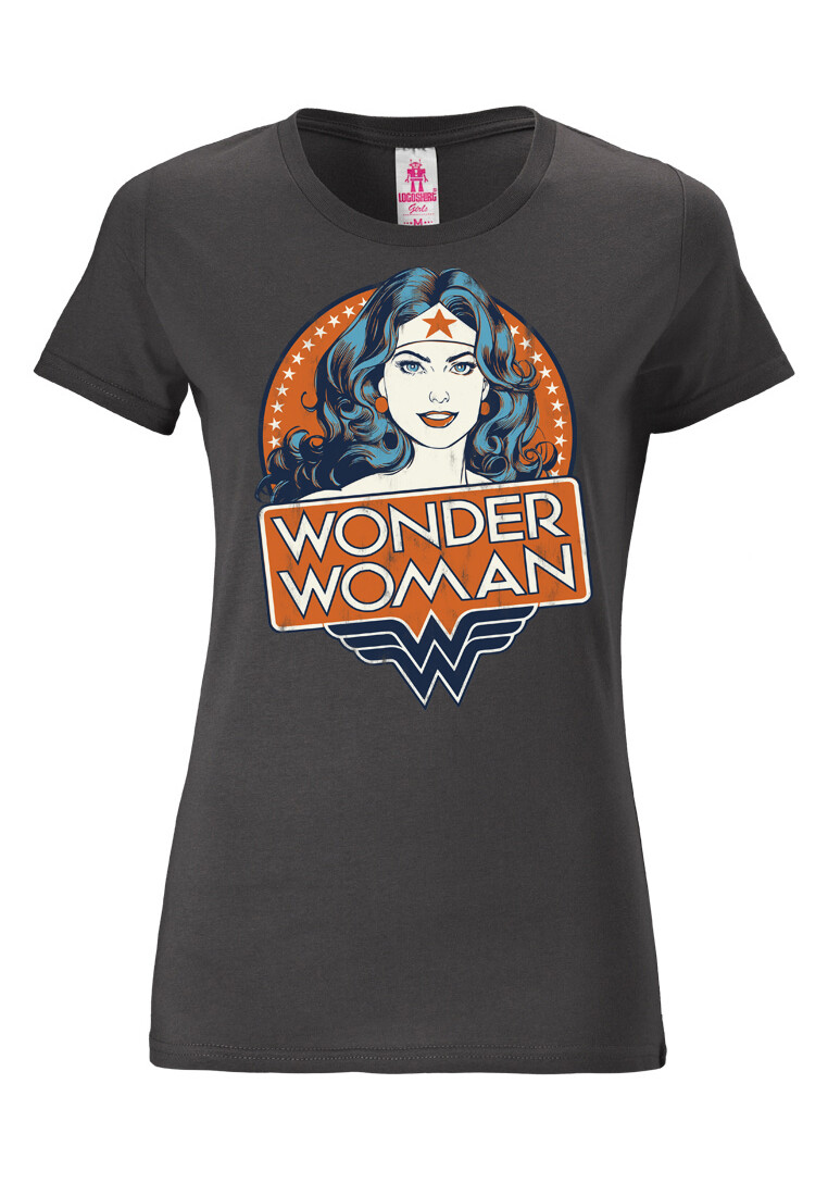 

Футболка Logoshirt Wonder Woman, темно-серый