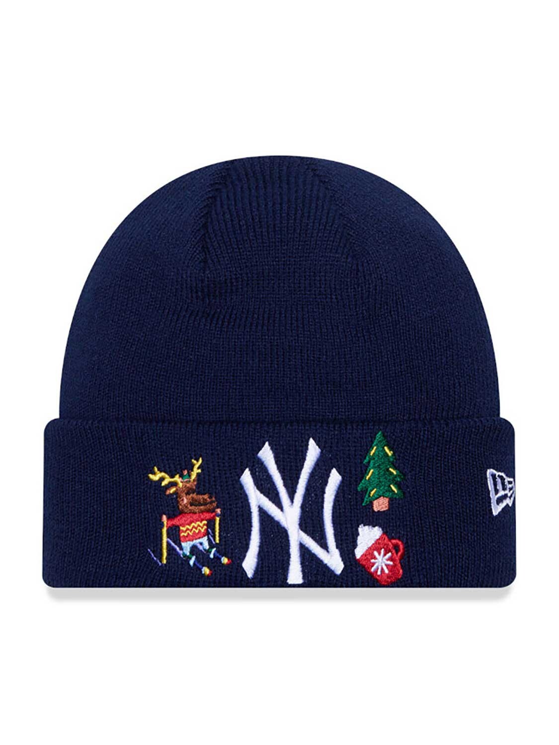 

Зимняя шапка New Era INF FESTIVE CUFF KNIT NEYYAN, синий