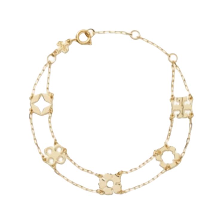 

Браслет с цепочкой и детализированным логотипом TORY BURCH