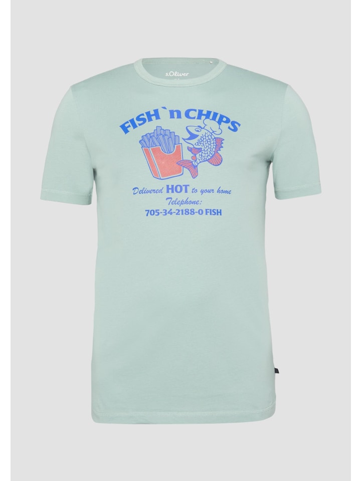 

s.Oliver Футболка цвета 72D1_шалфейно-зеленый