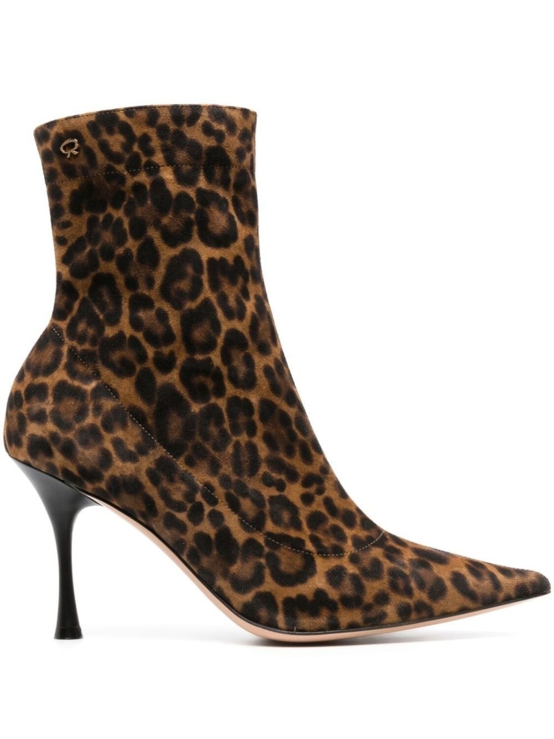 

Gianvito Rossi ботильоны с леопардовым принтом, коричневый