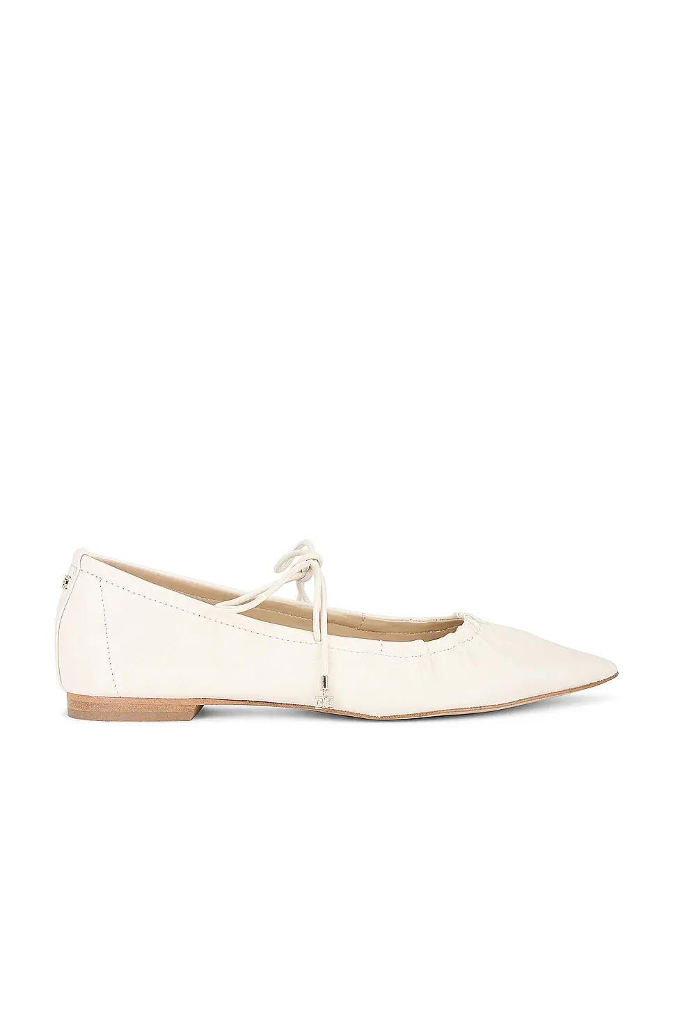 Sam Edelman Bri J1313L2100 Женские балетки из натуральной кожи цвета слоновой кости FZP034 (Слоновая кость, 7.5) — фото 2