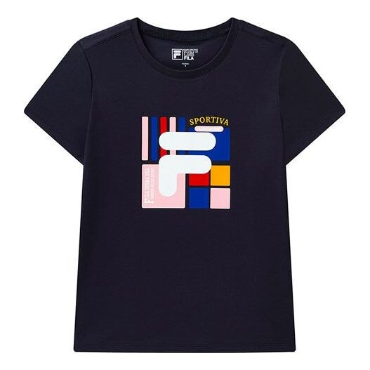 

Футболка cotton casual short sleeve blue Fila, синий