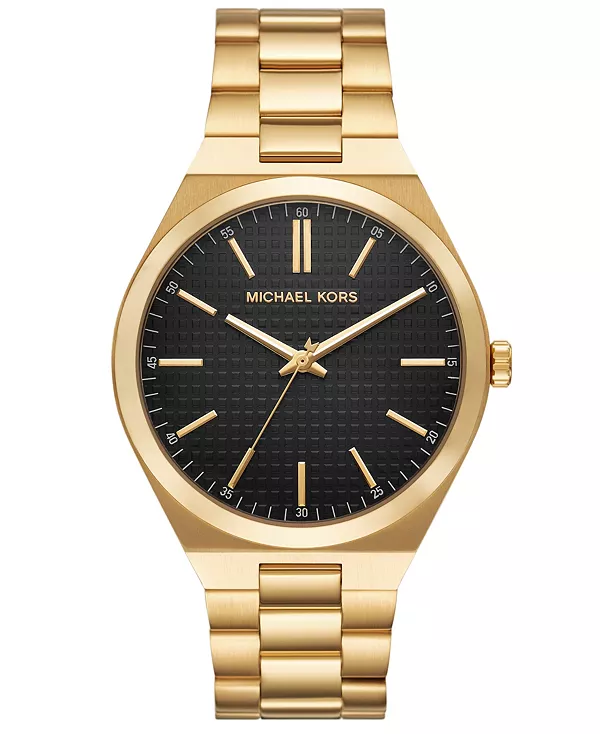 

Мужские часы Lennox с тремя стрелками из нержавеющей стали золотистого оттенка, 43 мм Michael Kors, gold-tone