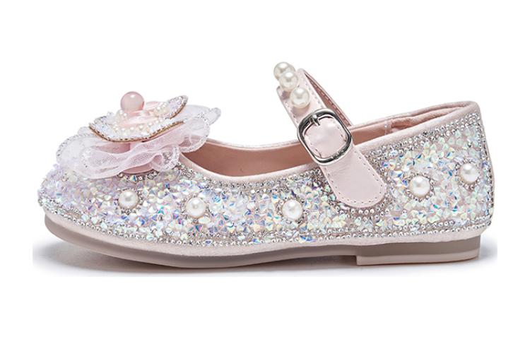 

Низкие детские кожаные туфли Kids' TATA, розовый