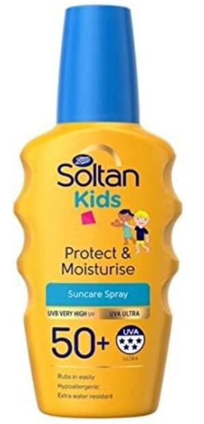 

Soltan, Детский солнцезащитный спрей для защиты и увлажнения SPF50+, 200 мл