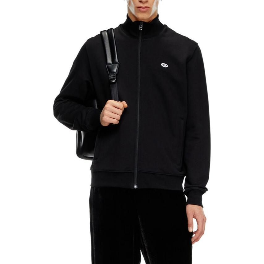 S Lock Doval Pj Track Jacket DIESEL, черный — фото 3