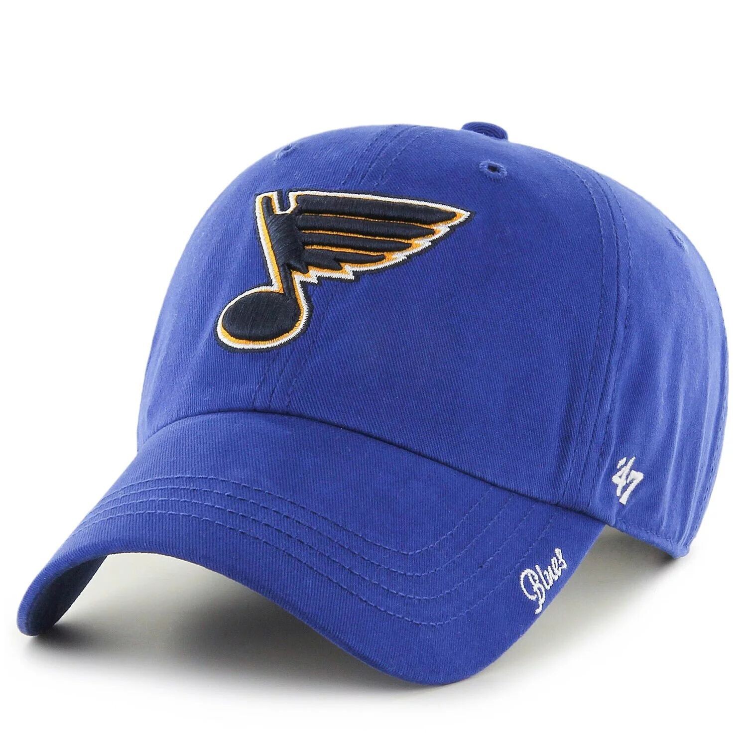 

Женская синяя регулируемая кепка St. Louis Blues Team Miata '47