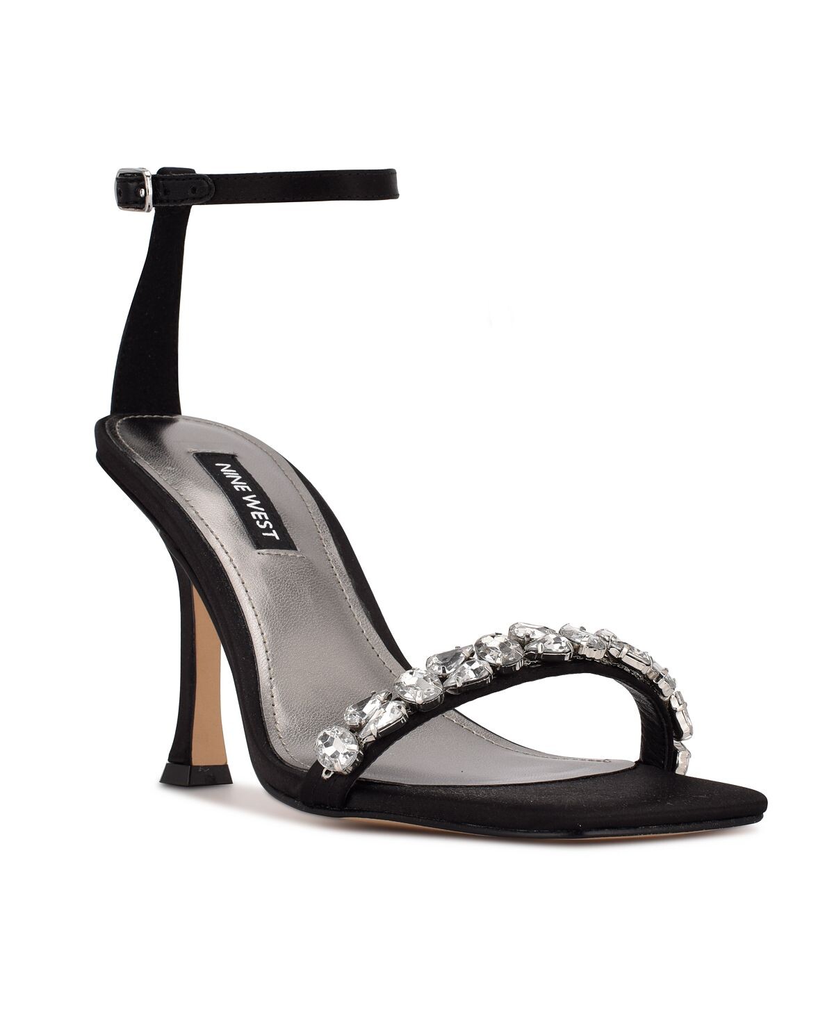 

Женские классические сандалии Yazmin с ремешком на щиколотке Nine West, черный