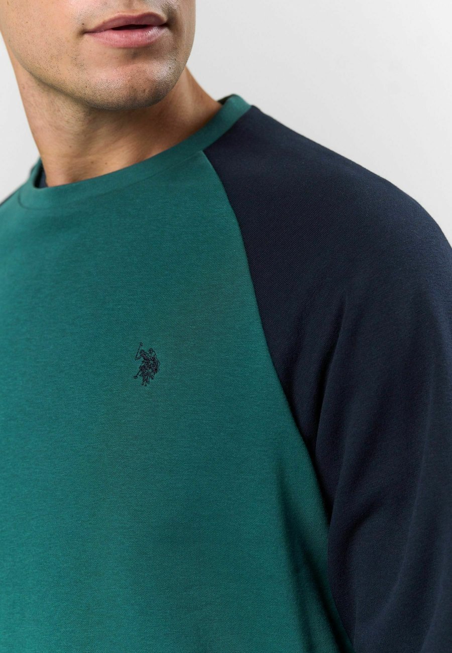 Толстовка U.S. Polo Assn. TEO, Mediterranea/Dark Green — фото 4