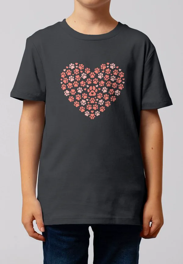 Футболка с принтом pfotenliebe Watapparel, Anthracite