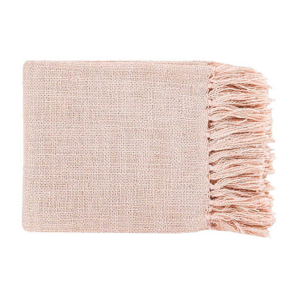

Плед Gleisdorf Solid и Border - Livabliss Mark&Day, розовый