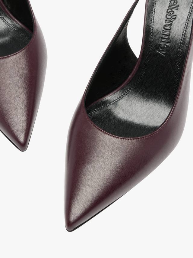 Hillcliffe кожаные туфли-лодочки на высоком каблуке с ремешком Russell & Bromley, Purple — фото 4