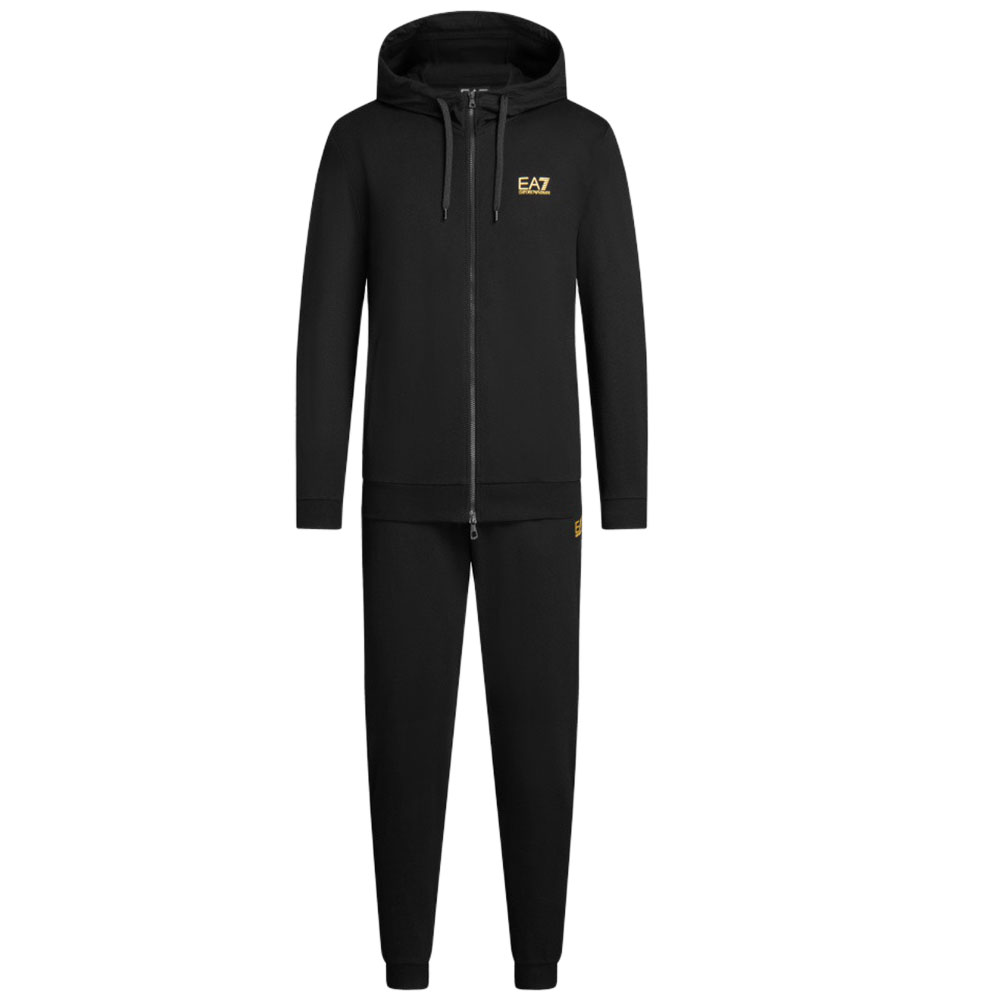 

EMPORIO ARMANI EA7 FW24 Повседневная спортивная мужская черная одежда
