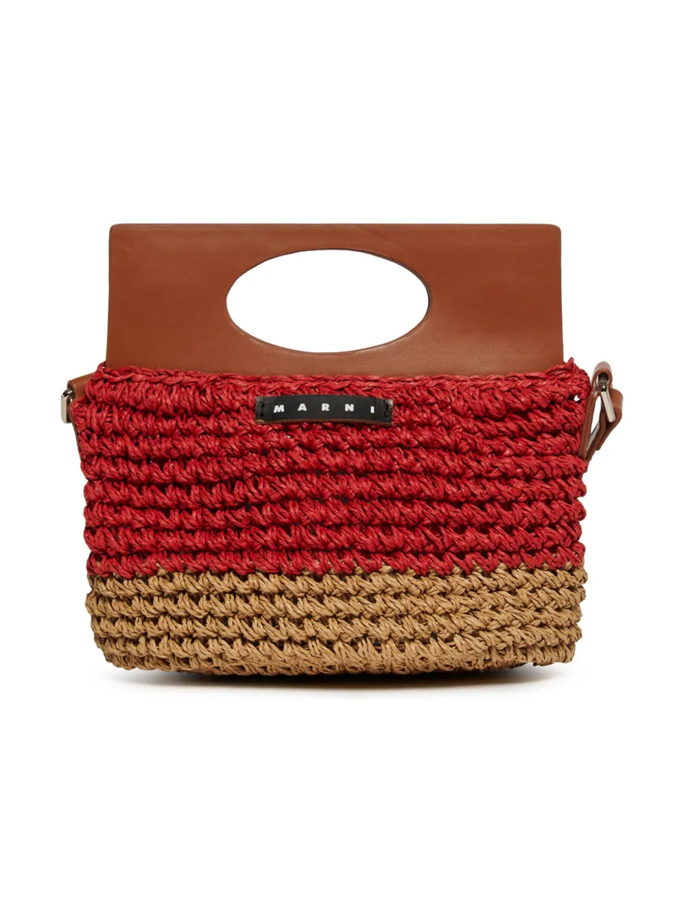 

Сумка из рафии Marni Kids, красный