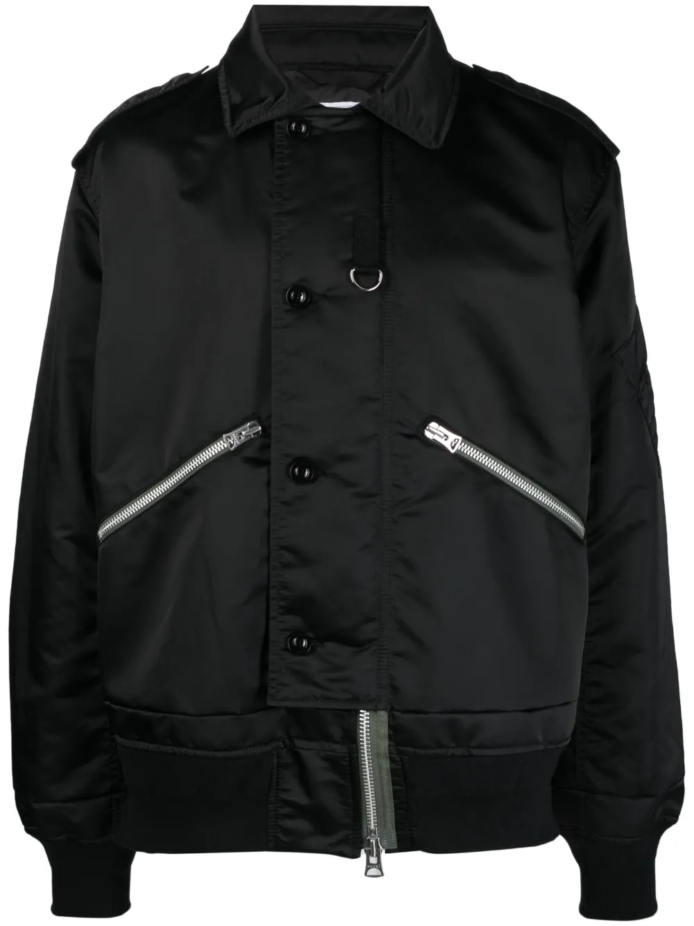 

Бомбер на молнии SACAI, черный