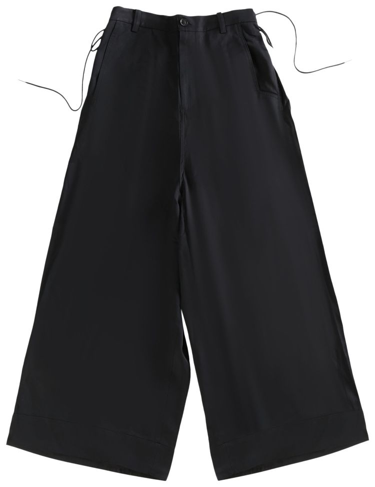 

Брюки Y-3 Rayon Twill Wide Pants 'Wi Black', черный