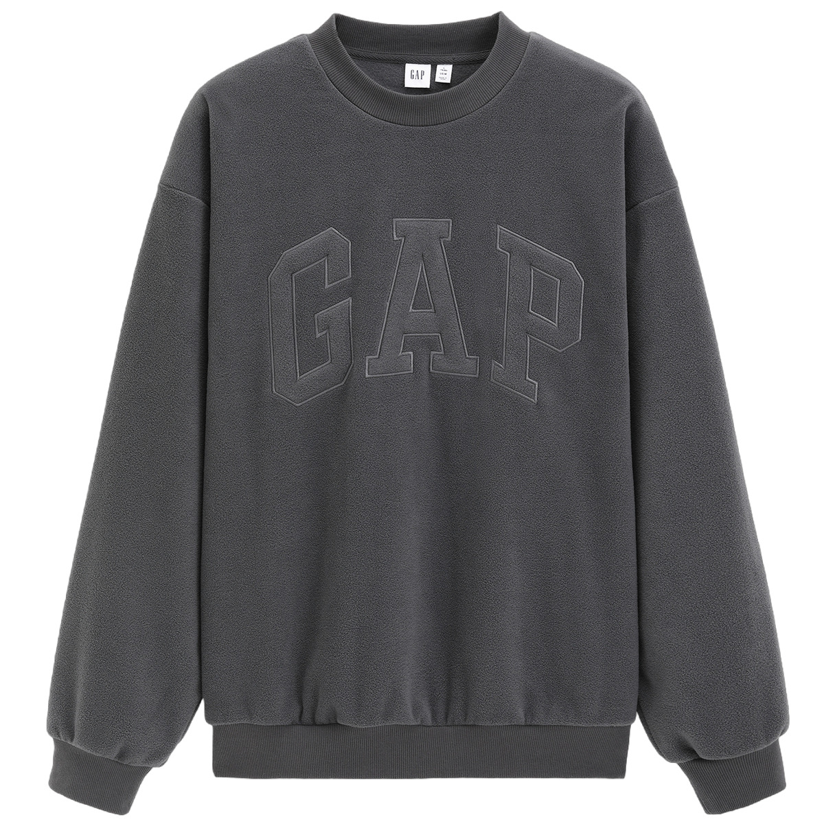 

Свитшот унисекс GAP, черный/серый