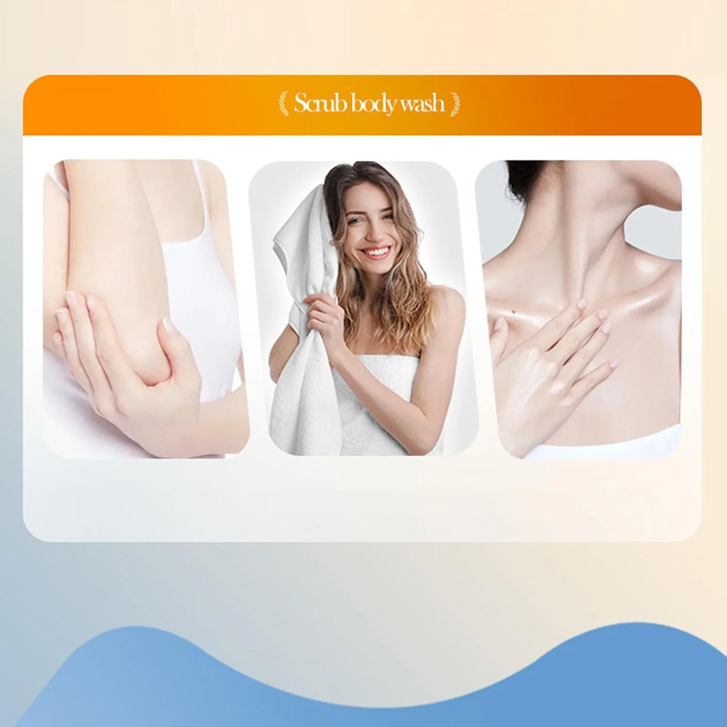 Отшелушивающий гель для душа с куркумой Generisch, 1Pcs — фото 3