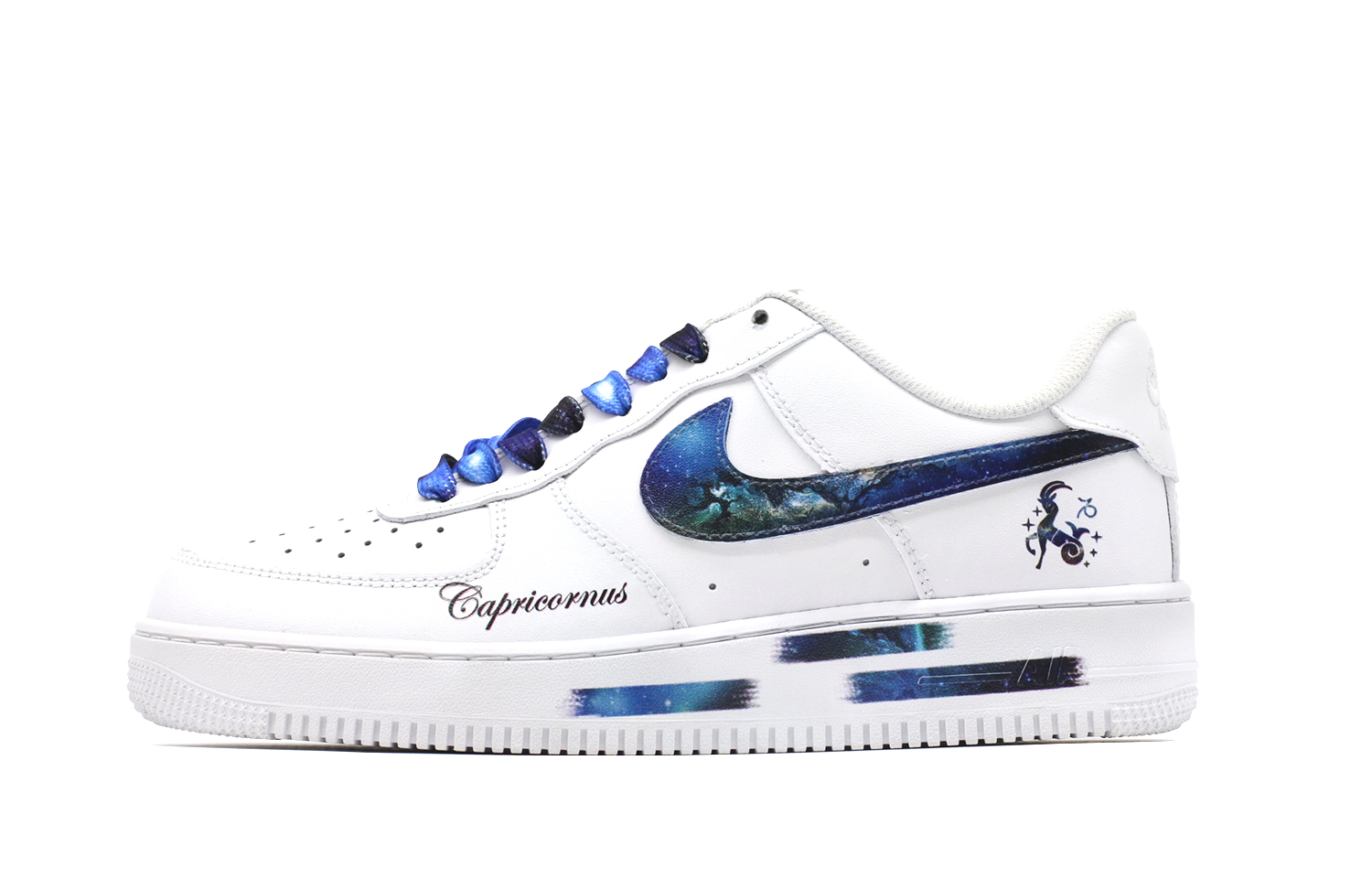 

Кроссовки Nike Air Force 1 Skateboard Shoes Men Low-Top White Blue, Синий, Кроссовки Nike Air Force 1 Skateboard Shoes Men Low-Top White Blue