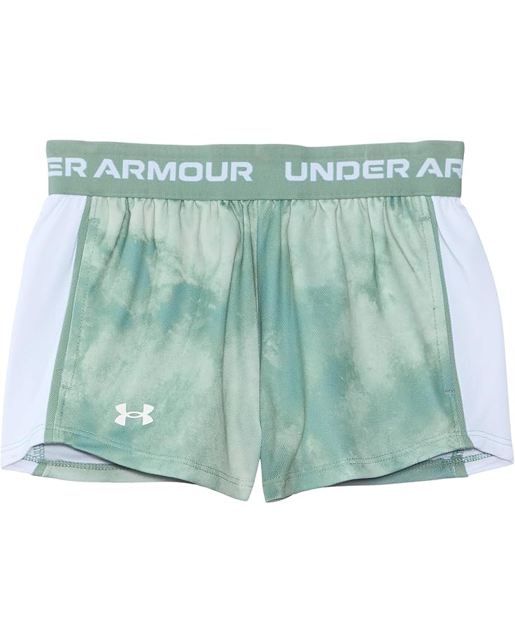 

Шорты Under Armour Kids Tech Play Up Print Shorts, цвет Silica Green/Hydro Green/White