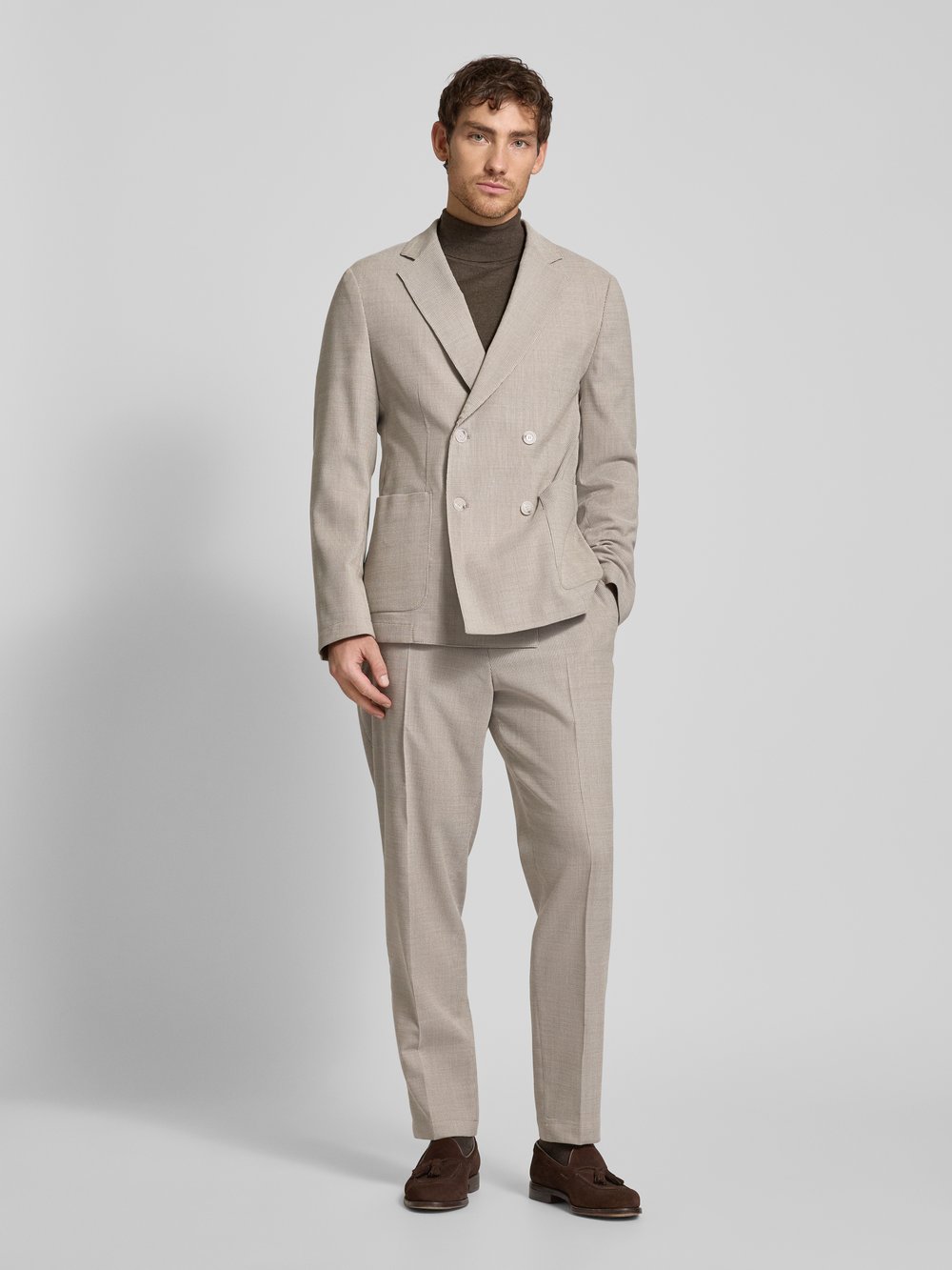 

Куртка с накладными карманами модель «Ганри» BOSS, бежевый