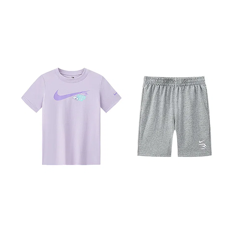 Детская спортивная одежда Casual с круглым вырезом Nike, Orchid Petal