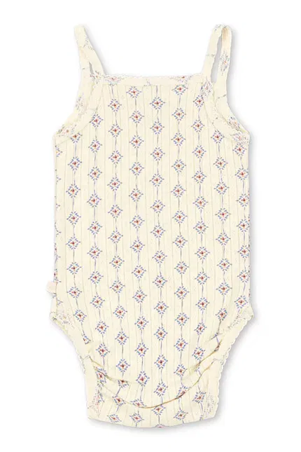 Боди без рукавов Minnie Strap Body Konges Sløjd, бежевый — фото 2