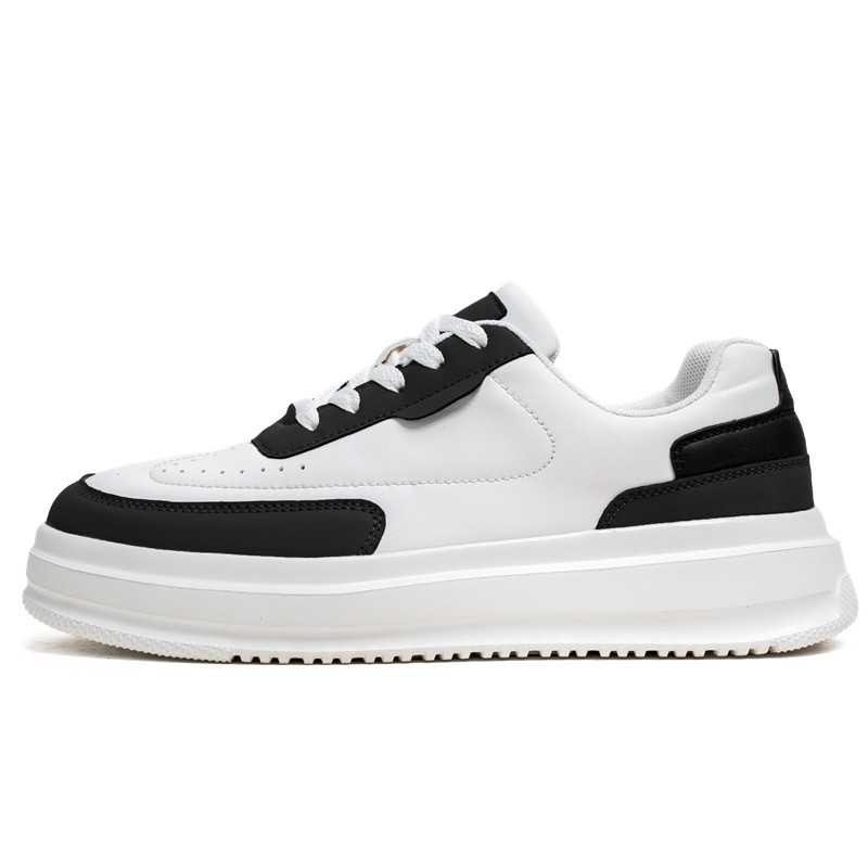 

Нескользящие износостойкие низкие мужские кроссовки M.M Party, White Black